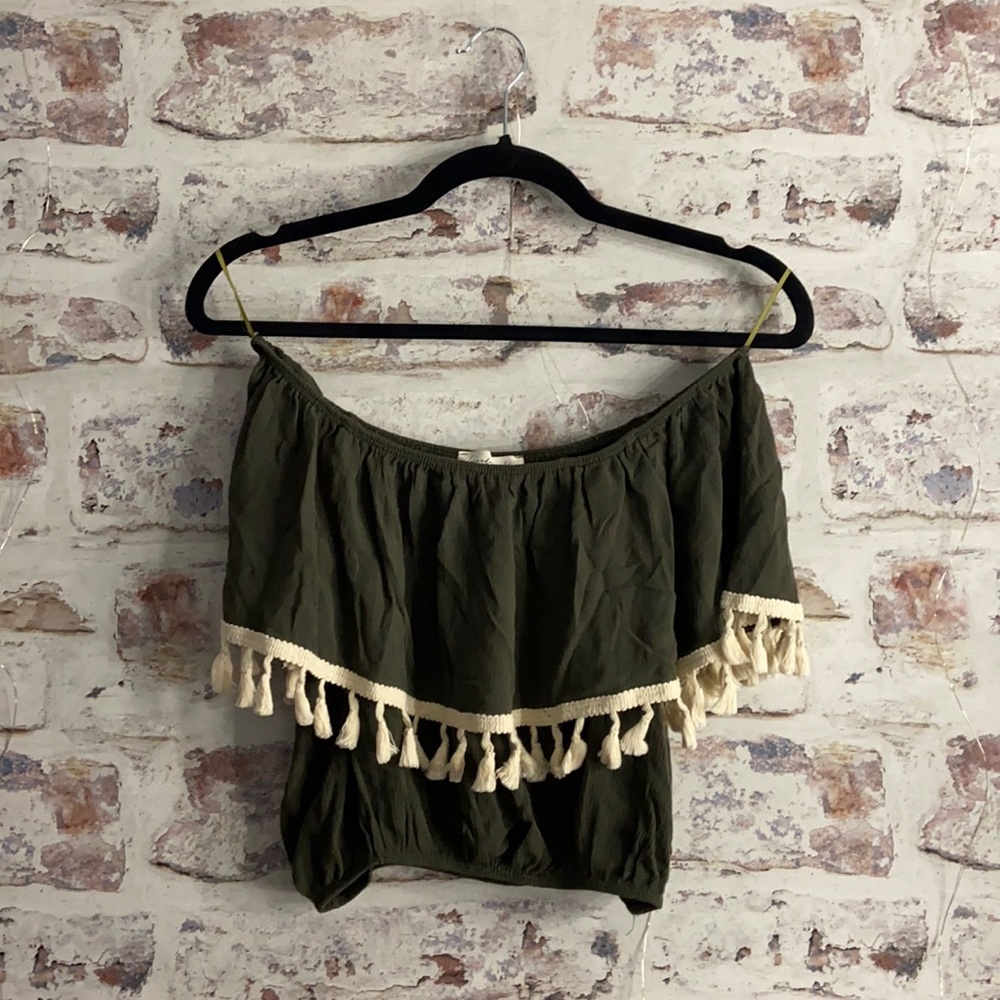Lavender Field Off the Shoulder Tank